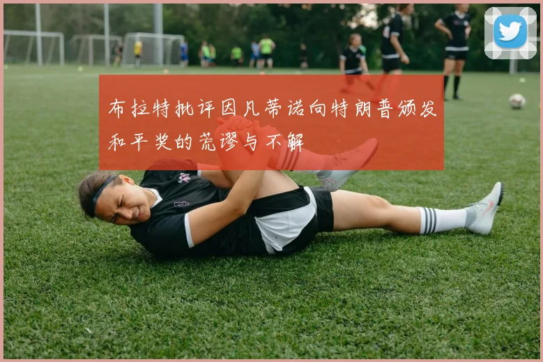 布拉特批评因凡蒂诺向特朗普颁发和平奖的荒谬与不解